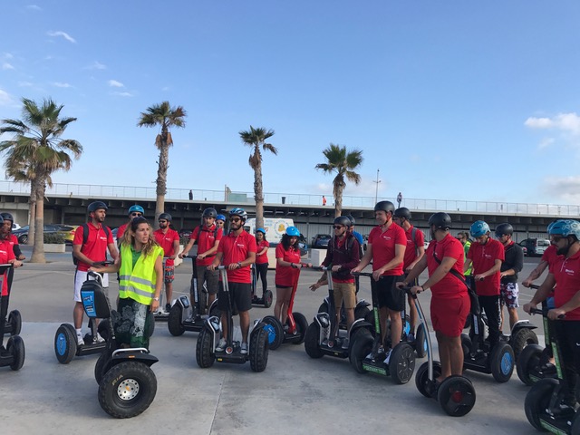 L'équipe en Segway!