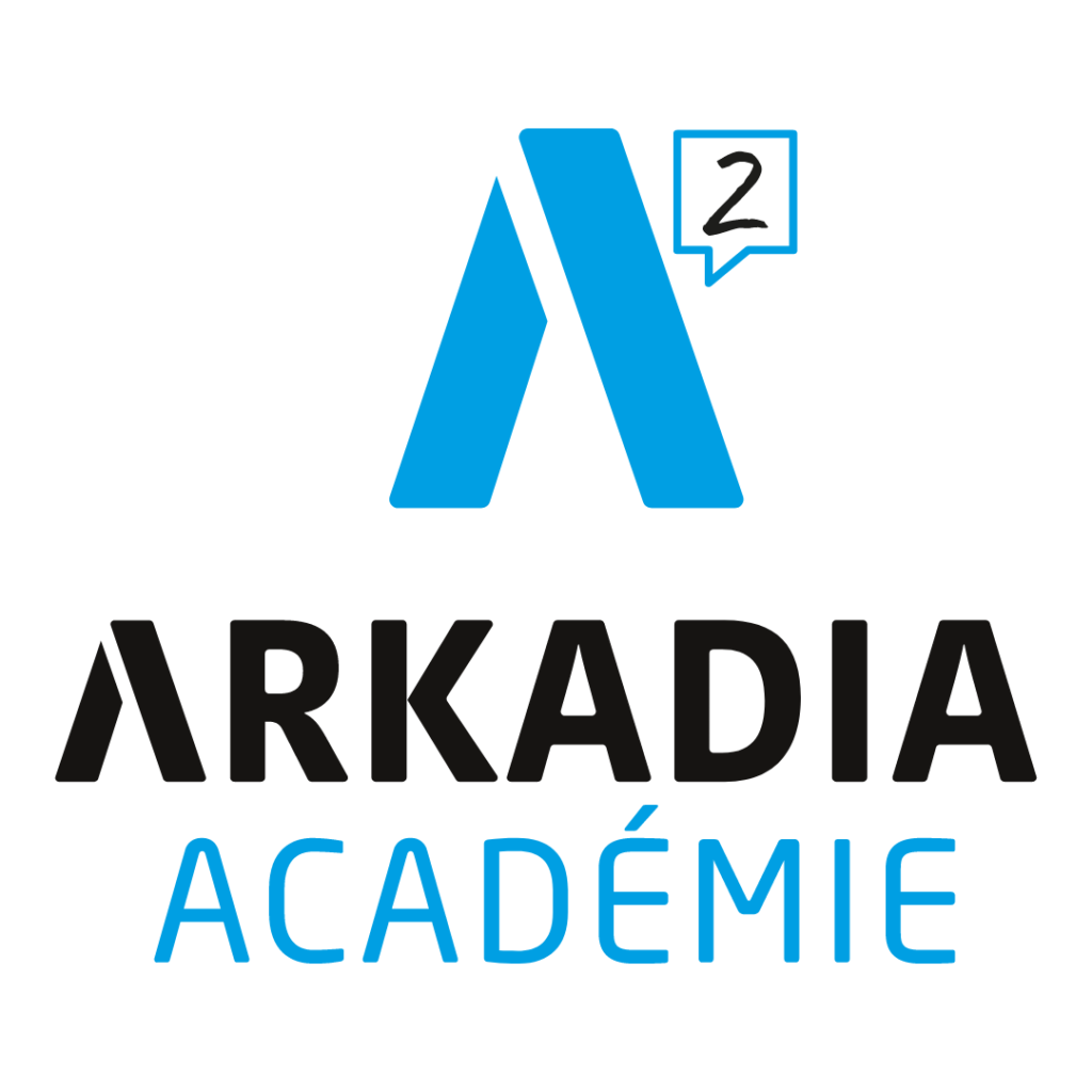 Logo de l'ARKADIA Académie, notre académie de formation interne.